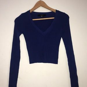 Knit Long Sleeve V Neck Top🎉